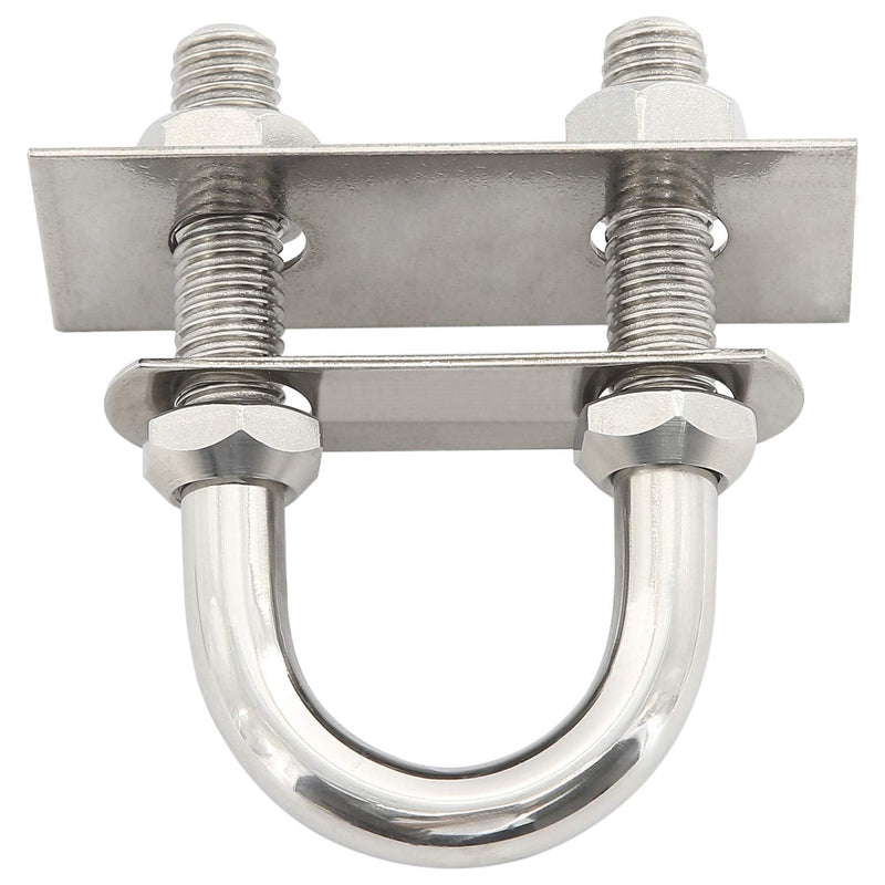 [Australia - AusPower] - NovelBee 2-Pack of Stainless Steel Bow Stern Eye Tie Down U Bolt with Nuts and Washers,Stock Dia.1/2" (Length:3-3/4") 