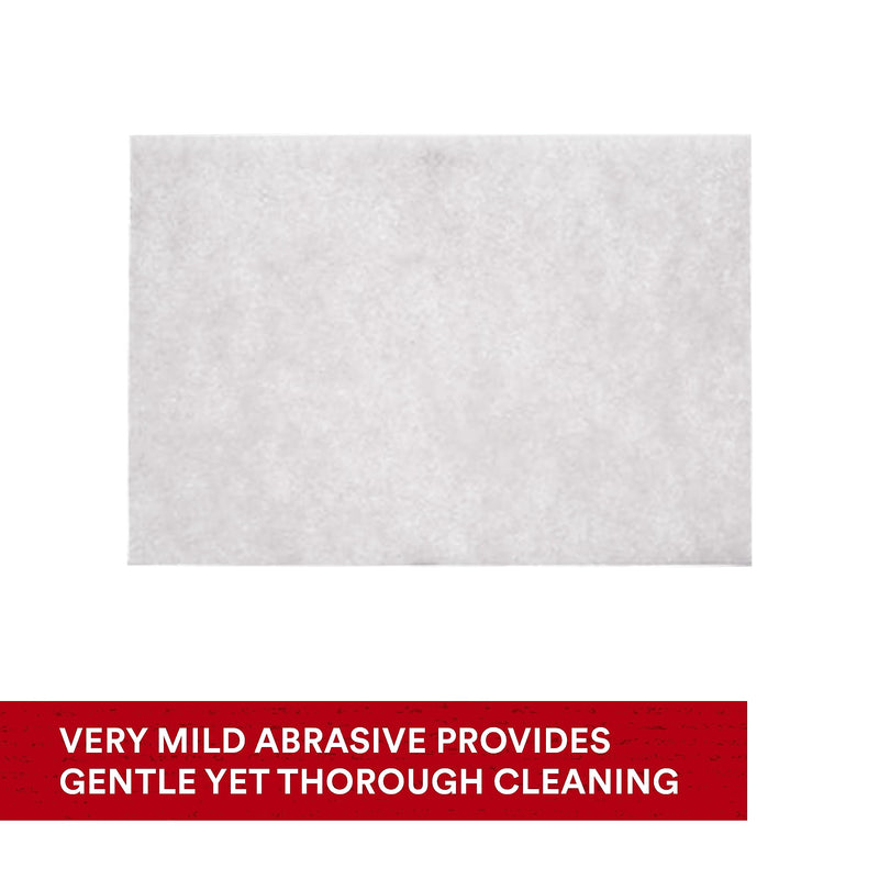 [Australia - AusPower] - Scotch-Brite Light Cleansing Hand Pad 7445, 6 in x 9 in, Mild Abrasive Hand Sanding Pad, For Metal, Vinyl, Porcelain and Other Delicate Surfaces, Pack of 20 