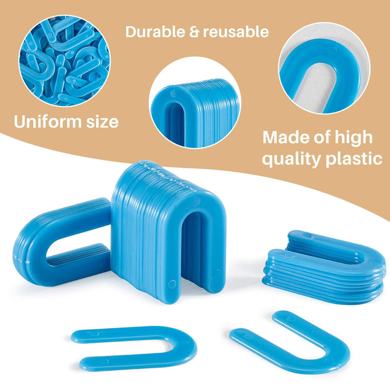 [Australia - AusPower] - Sukh Ceramic Tile Spacers 133PCS- Plastic Horseshoe Shims U Tile Spacers 1/16 Tile Spacer Shim Plastic Tiles Shim Stock Handy Small Hard Plastic Horseshoes U Shape Shims Spacers for Leveling 