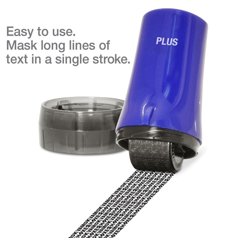 Guard Your ID Confidential Security Roller Set Advanced 2.0 for Identity Theft Protection Redacting (Regular 3-Pack, Blue) Regular 3-Pack