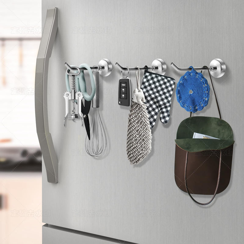 [Australia - AusPower] - Magnetic Hooks, 15 lb+ Heavy Duty Magnets Hook, 3 Inch Long Magnetic Cruise Hook for Hanging, Large Metal Magnetic Hooks for Cabins,Grill,Fridge,Refrigerator,Whiteboard,Kitchen,Coat,Wall,Door 