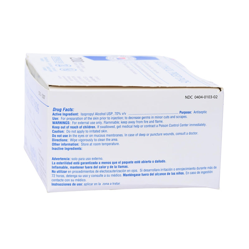 [Australia - AusPower] - Alcohol Prep Pads, Large, 2-ply, Sterile, Pack of 1 (200) 1 Count (Pack of 200) 