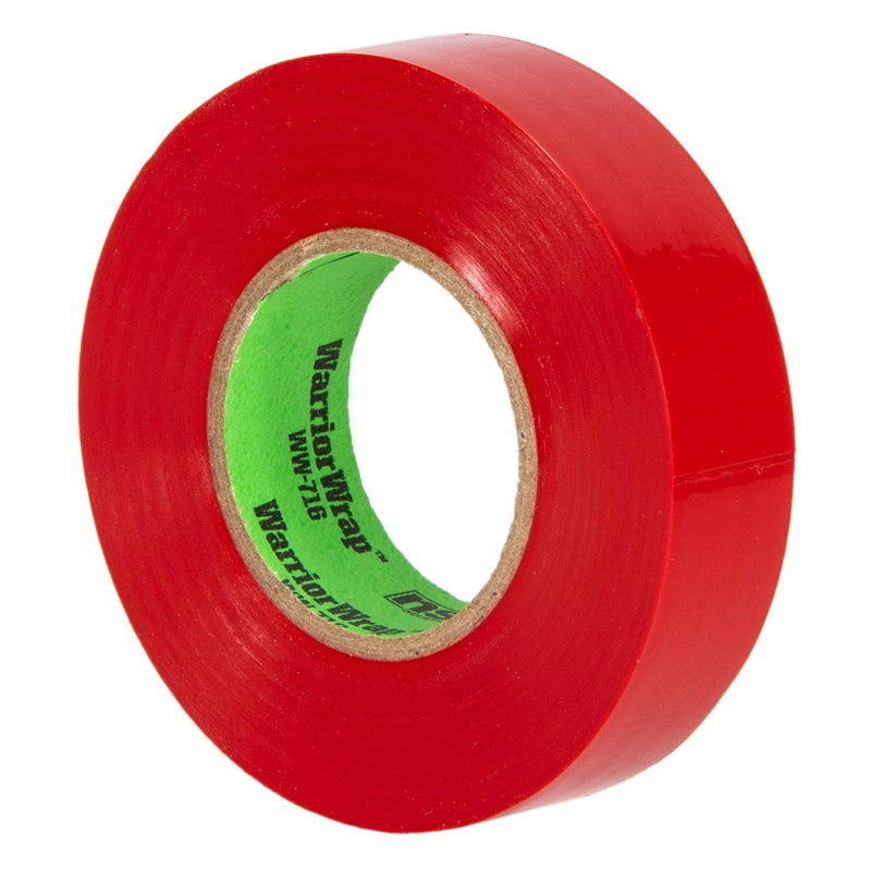 WarriorWrap General 3/4 in. x 60 ft. 7 mil Vinyl Electrical Tape, Red