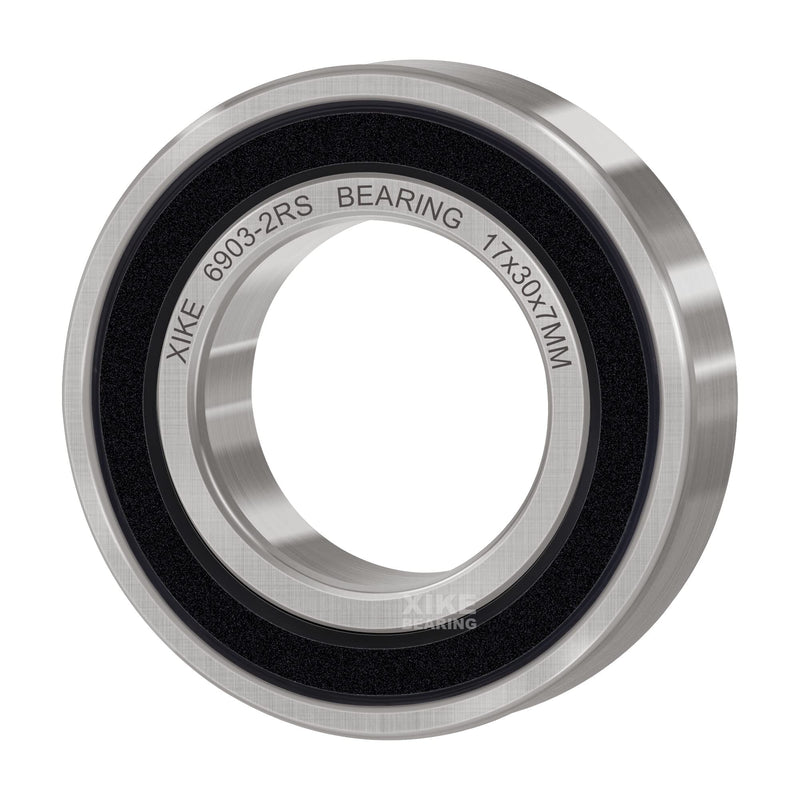 [Australia - AusPower] - XIKE 10 Pcs 6903-2RS Bearings 17x30x7mm, Double Rubber Seals and Pre-Lubricated, Deep Groove Ball Bearing. 6903-2RS 17x30x7mm 