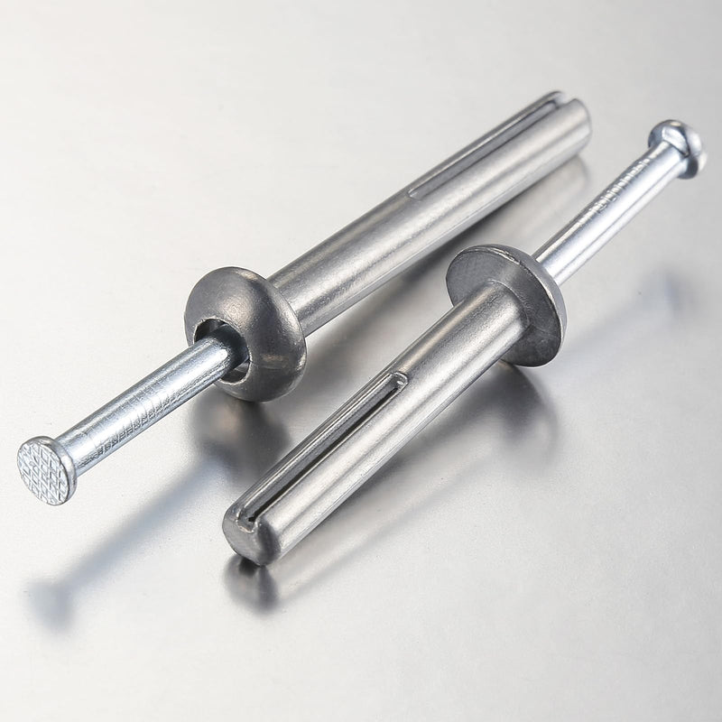 [Australia - AusPower] - 1/4x1-1/4"Hammer Drive Nail in Anchor (50 per Box) cement hammering anchors 1/4x1-1/4" Zinc alloy 50 