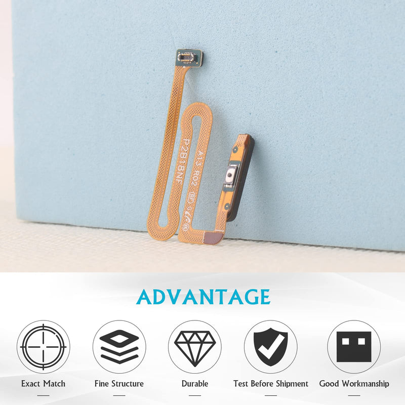 [Australia - AusPower] - Fingerprint Sensor Flex Cable Replacement for Samsung Galaxy A13 5G SM-A136U Power On Off Button Flex Cable with Tools 