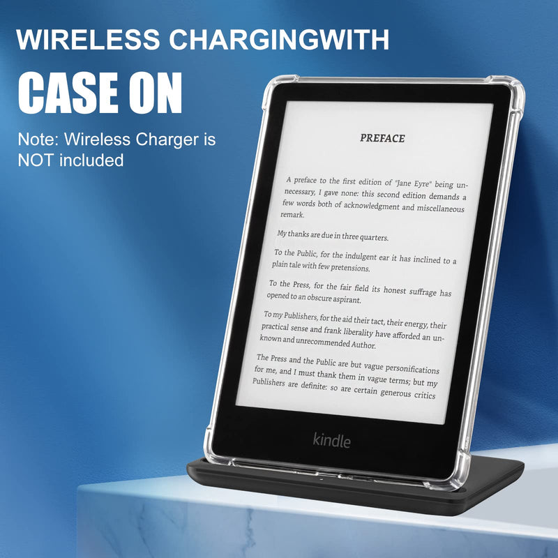[Australia - AusPower] - CoBak Clear Case for All-New Kindle Paperwhite 11th Gen 2021 & Signature Edition(6.8") - Lightweight, Scratch-Proof Silicone Back Cover, Clear ****Clear- Do NOT Fit Kindle 6" 2022 Release ! 