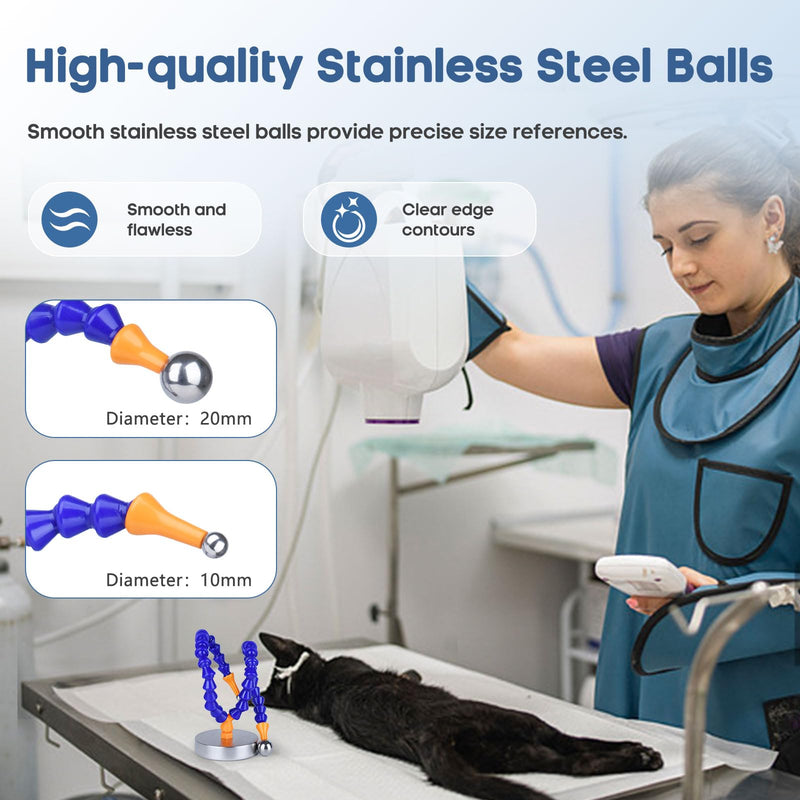 [Australia - AusPower] - Reference Ball with Weighted Base for Precise Measurement, Essential Tool for Cats and Dogs, Diameter 10mm 20mm HXRRB-01 