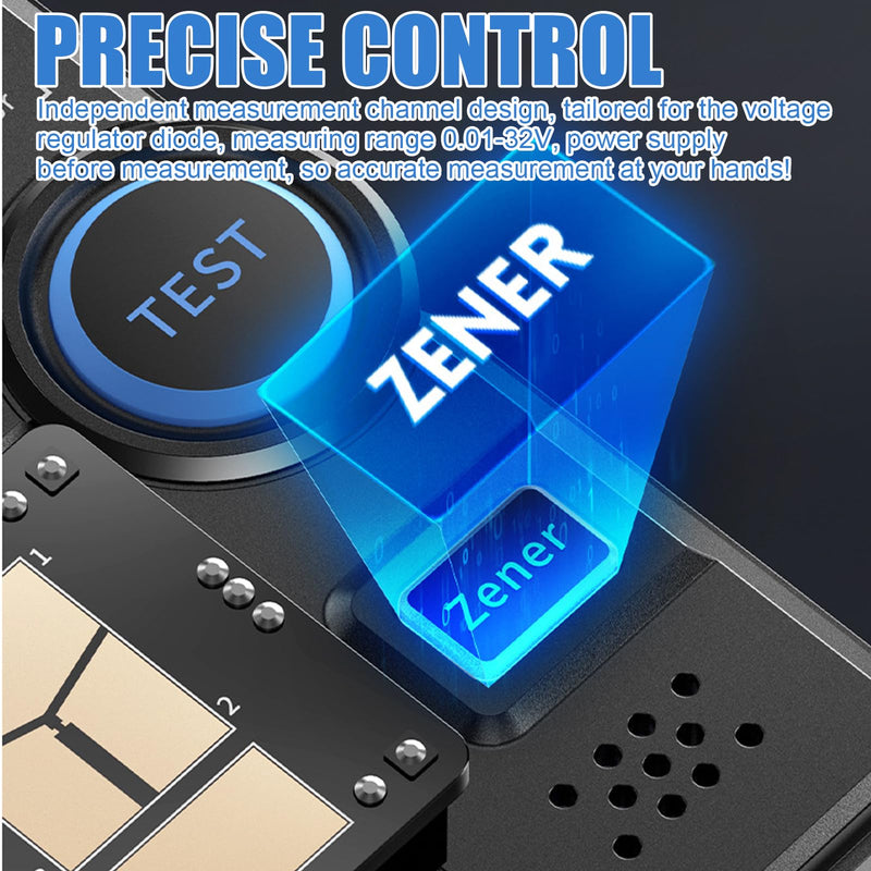 [Australia - AusPower] - LCR-P1 Transistor Tester, Transistor Meter with Colour Display, Diode Capacitor Resistance Meter LCR ESR Meter LCR Resistance Counter Multifunction Tester NPN PNP MOSFET IR 