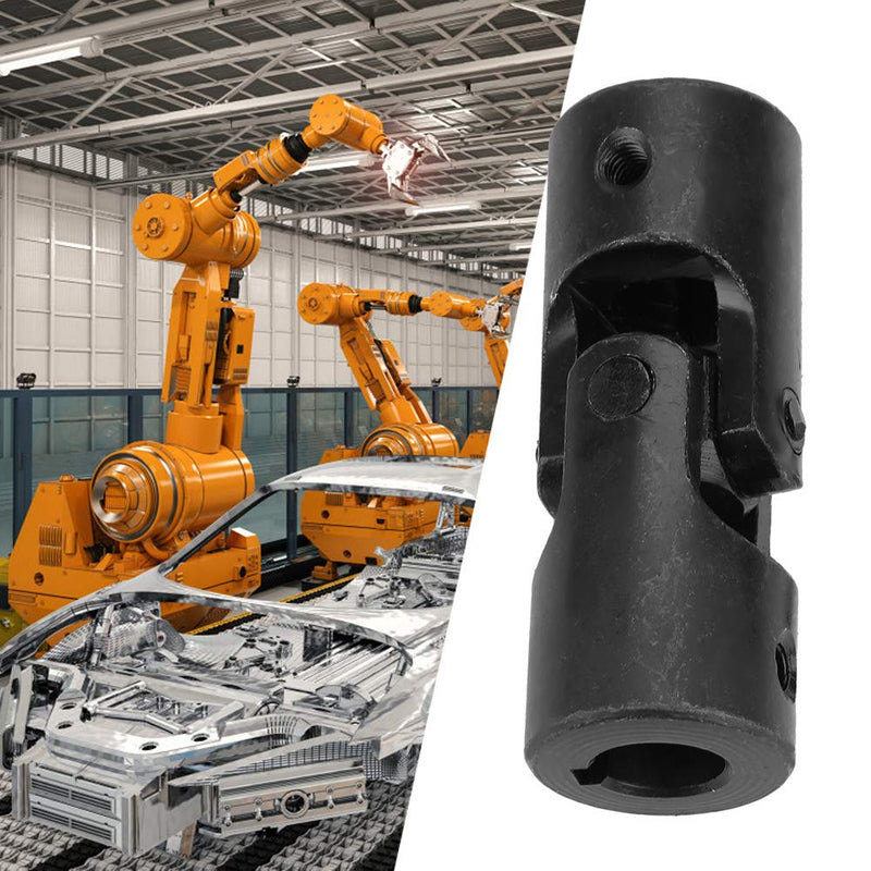 [Australia - AusPower] - Oumefar U-Joint Shaft 15mm ID Universal Joint Coupling Rotatable Double Section Coupling Joint 15 * 32 * 85mm DIY Steering Joint 