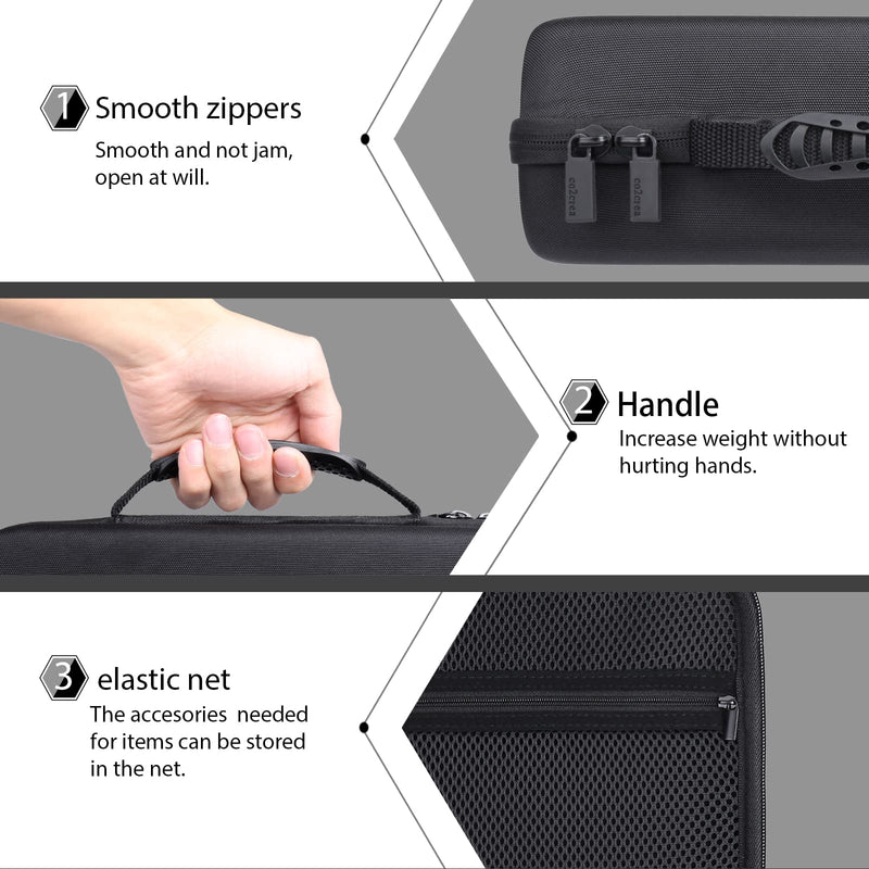 [Australia - AusPower] - co2CREA Hard Case Replacement for DBPOWER 11.5" 12" Portable DVD Player Black 