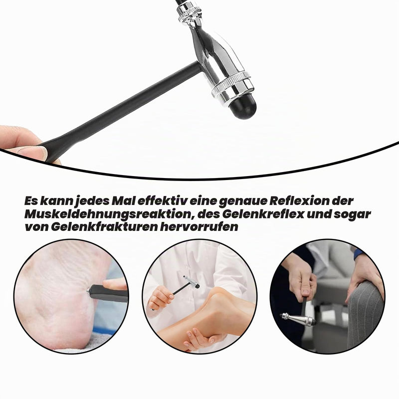 Neurological Reflex Hammer Medicine with Double | Percussion hammer health care percussor, nerve hammer for testing reflexes