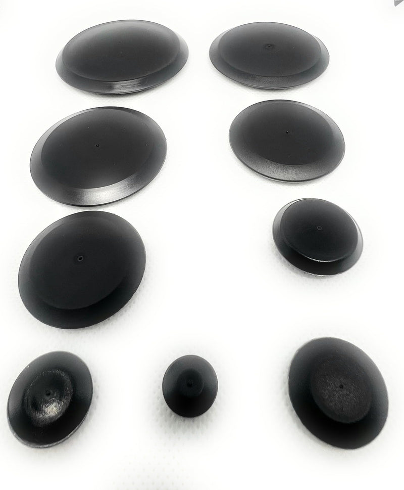 [Australia - AusPower] - 50 Piece Flush Mount Black Hole Plug Assortment for Auto Body and Sheet Metal (CapLugs)Top Secret PDR 