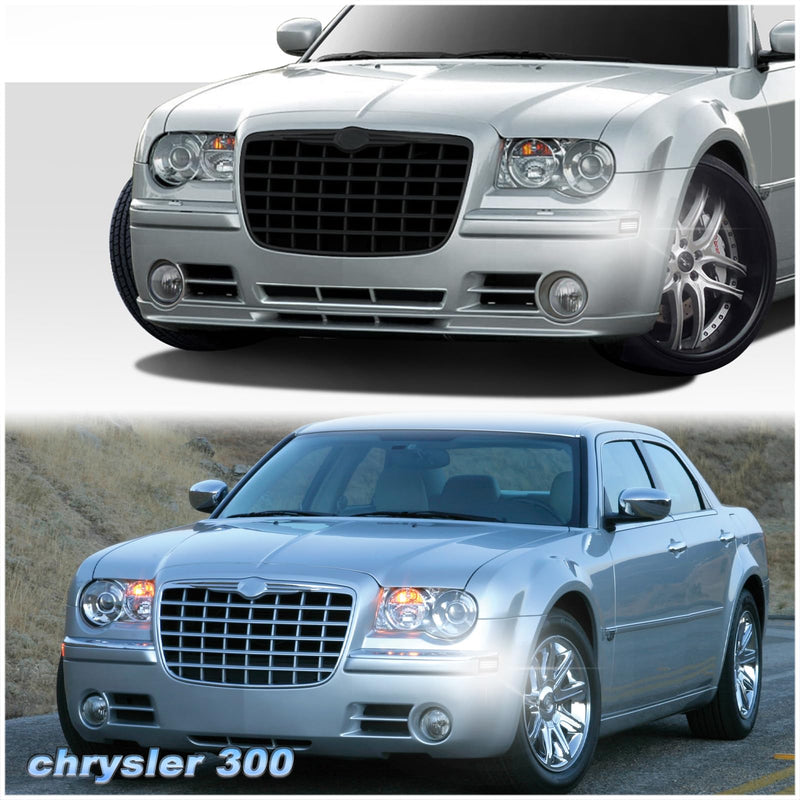 Smoked White LED Side Marker Lights Compatible with Chrysler 300 300C Sedan Base Touring SRT8 Limited 2005-2014 Front Side Indicator Lamps 2PCS (White Light) White Light