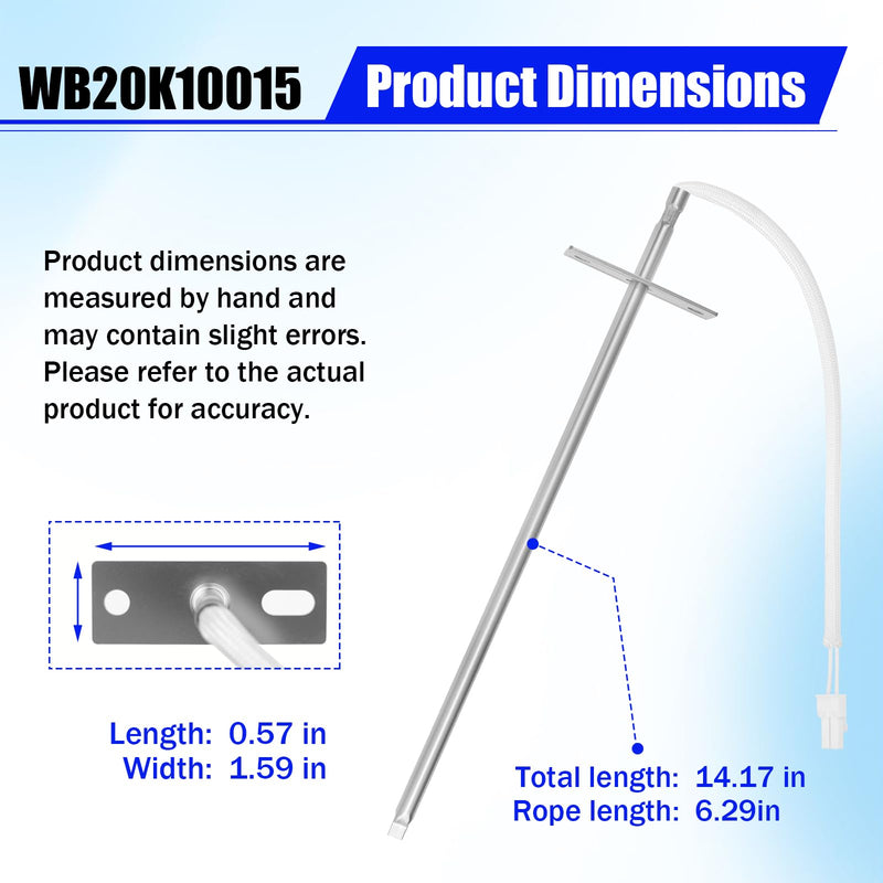 [Australia - AusPower] - WB20K10015 Temperature Sensor for GE Gas Range/Oven, Replaces 1085891,AP3792591,PD00023187,EA953423 ETC 