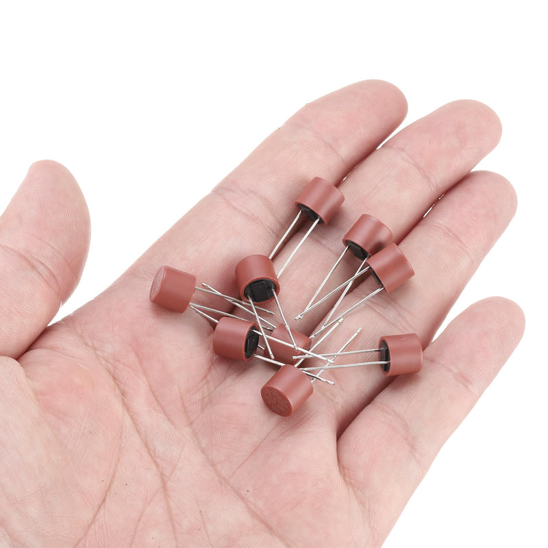 [Australia - AusPower] - QUARKZMAN Pack of 30 Cylindrical DIP Mounted Miniature Round Slow Blow Micro Fuse for Electronic Parts PCB LCD Repair, T3.15A 3.15A 250V, Red 3.15 A 