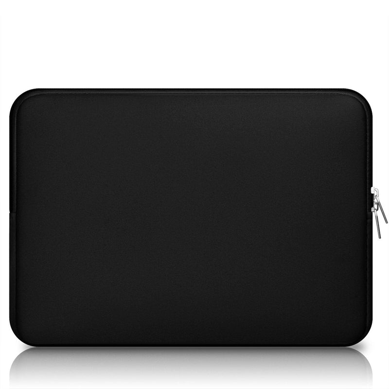 [Australia - AusPower] - 13" Laptop Sleeve 13 Inch Cover Protective Case Compatible with Apple MacBook Air 13.3 Inch Mac Pro M1 Surface Lenovo Dell HP Bag Computer Pouch Accessories Travel Carrying Case Neoprene, Black 