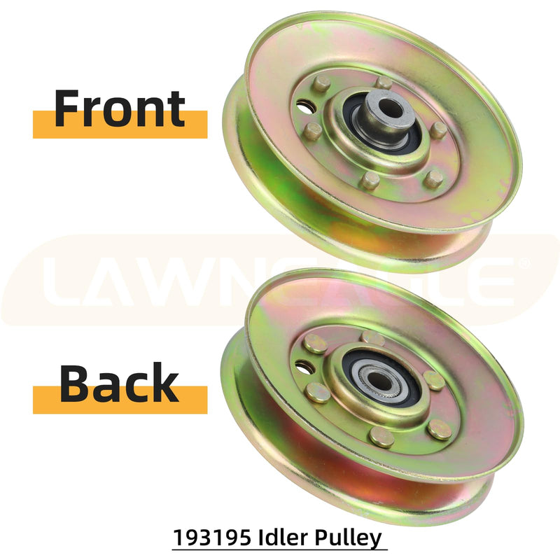 [Australia - AusPower] - 532177968 Idler Pulley with 596481401 Pulley 532193195 Pulley Replaces 177968 Pulley 193197 Husqvarna 532193197 Husqvarna 532175820 175820 Pulley Craftsman Idler Pulley 175820 