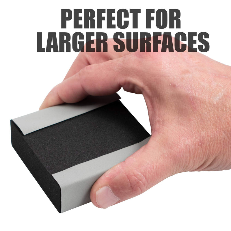 Micro-Mesh 19 Piece Woodworkers Pack with 18 Abrasive 3 Inch by 6 Inch Sheets and a Foam Sanding Block