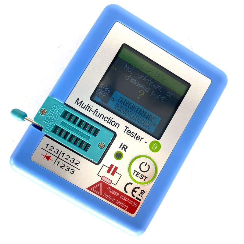 [Australia - AusPower] - LCR MF9 Multi Function Transistor Tester TFT Diode Triode Capacitance Meter LCR ESR NPN PNP MOSFET IR Tester Multimeter 