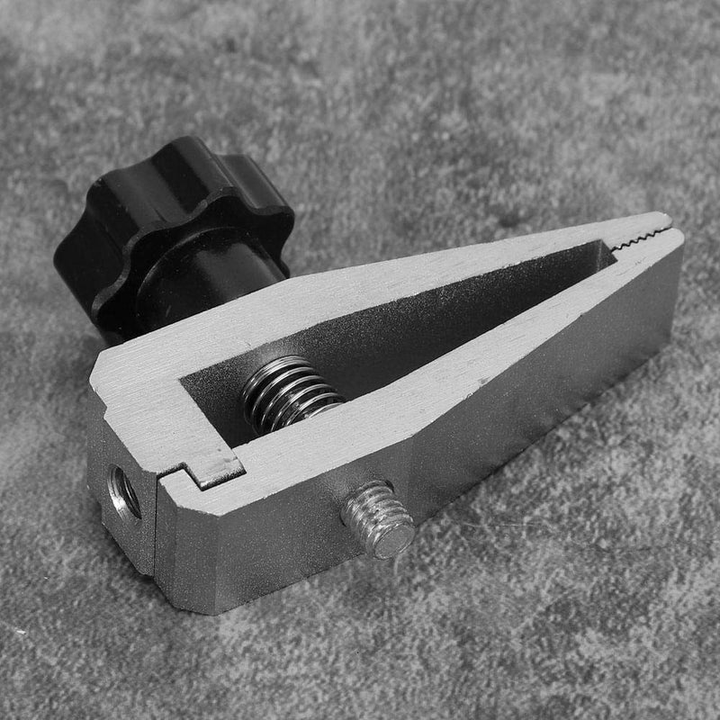 [Australia - AusPower] - Stainless Steel Push Pull Force Fixture 500N Tensile Tester Fixture Jaw Thrust Tension Meter Clamp With Anti Slip Knob For Testing Destructive Rubber Cables Paper 
