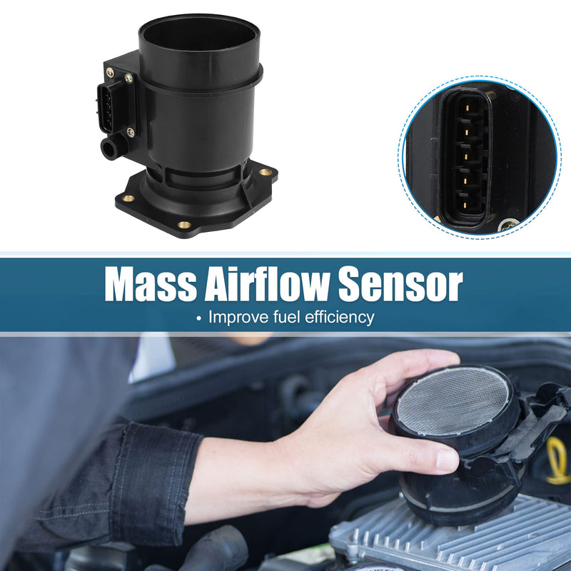 X AUTOHAUX Car Mass Air Flow Sensor Meter No.22680-AA160 for Subaru Forester Impreza Legacy Outback