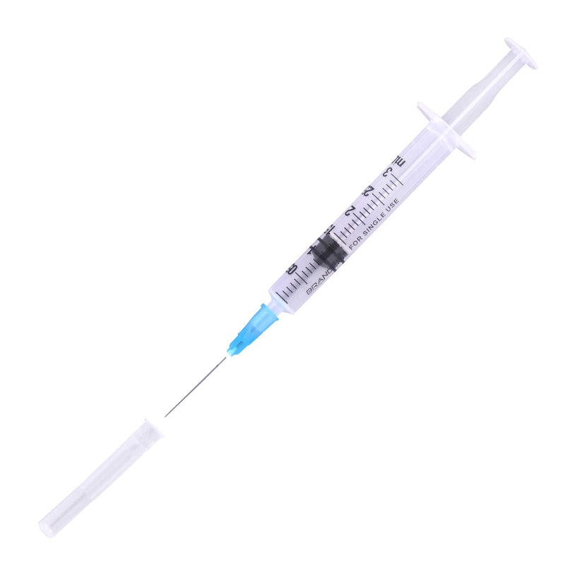 [Australia - AusPower] - 3ml Syringe with Needle - 23G, 1" Needle 50-Pack 