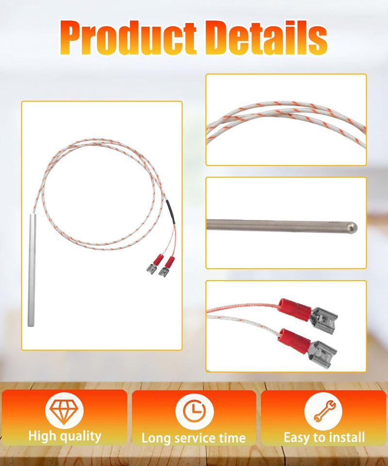 [Australia - AusPower] - 353589-1 00-353589-00001 Commercial Oven Temperature Sensor Probe OEM Range Thermistor Compatible with Vulcan Hart Models,Replaces 353589-1,44-1235 ETC 