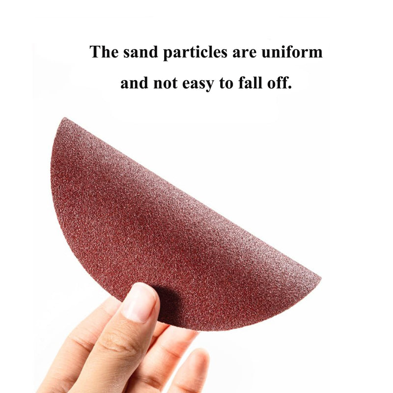 [Australia - AusPower] - HOTCKB 60 x Sandpaper 75 mm Velcro without Hole Sanding Sheet Diameter 75 Velcro Sandpaper Grit 40 P40 