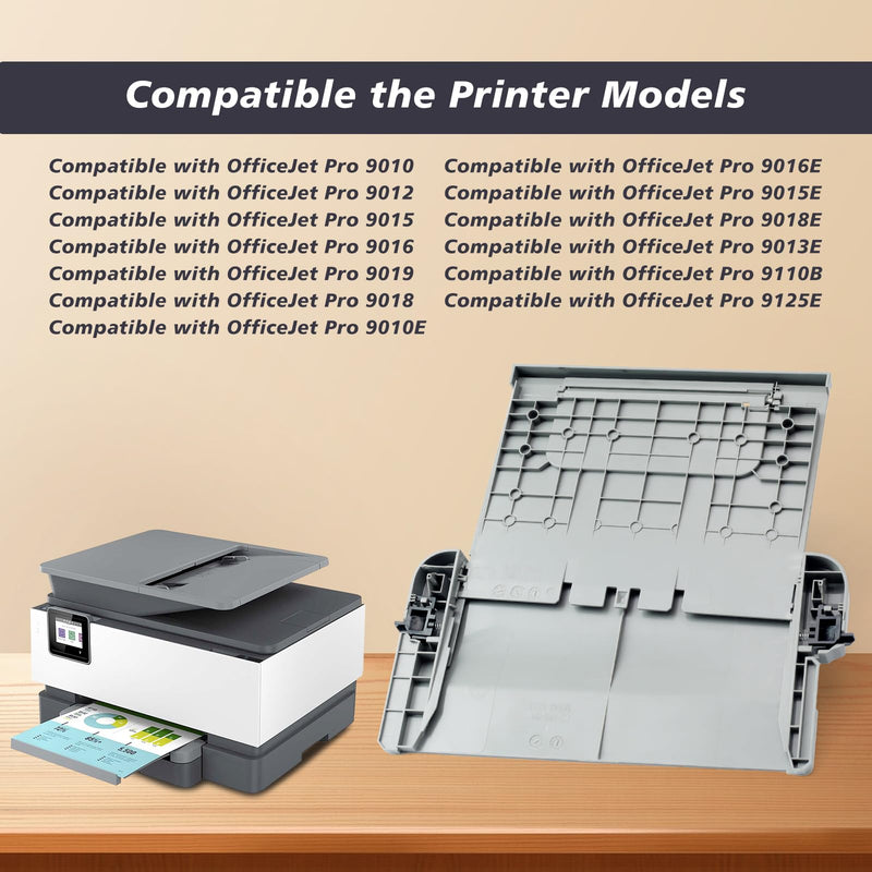 [Australia - AusPower] - Paper Output Tray Replacement for HP for OfficeJet Pro 9010 9012 9015 9016 9018 9019 9010E 9013E 9015E 9016E 9018E 9125E 9110B 9130B Printers Parts 