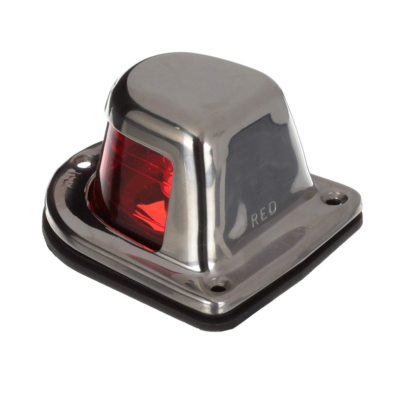 Attwood Stainless Steel 1-Mile Deck Mount Sidelight Silver