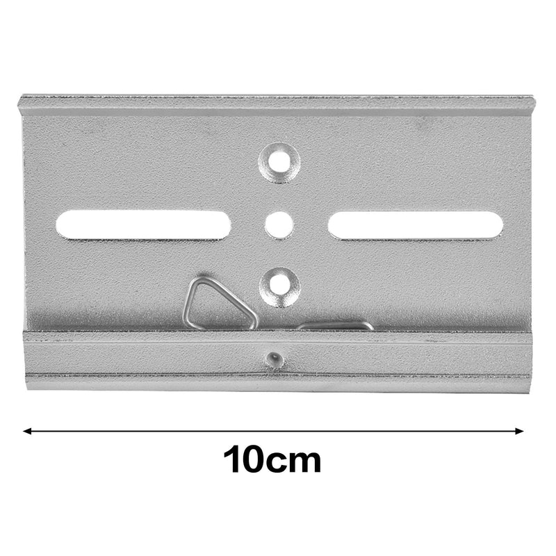 [Australia - AusPower] - Telituny DIN Rail Mount Clip, 35 mm Aluminium DIN Rail Fixed Clamp, Universal DIN Rail Mounting Bracket Clamp, for Relay Mounting Mounting 