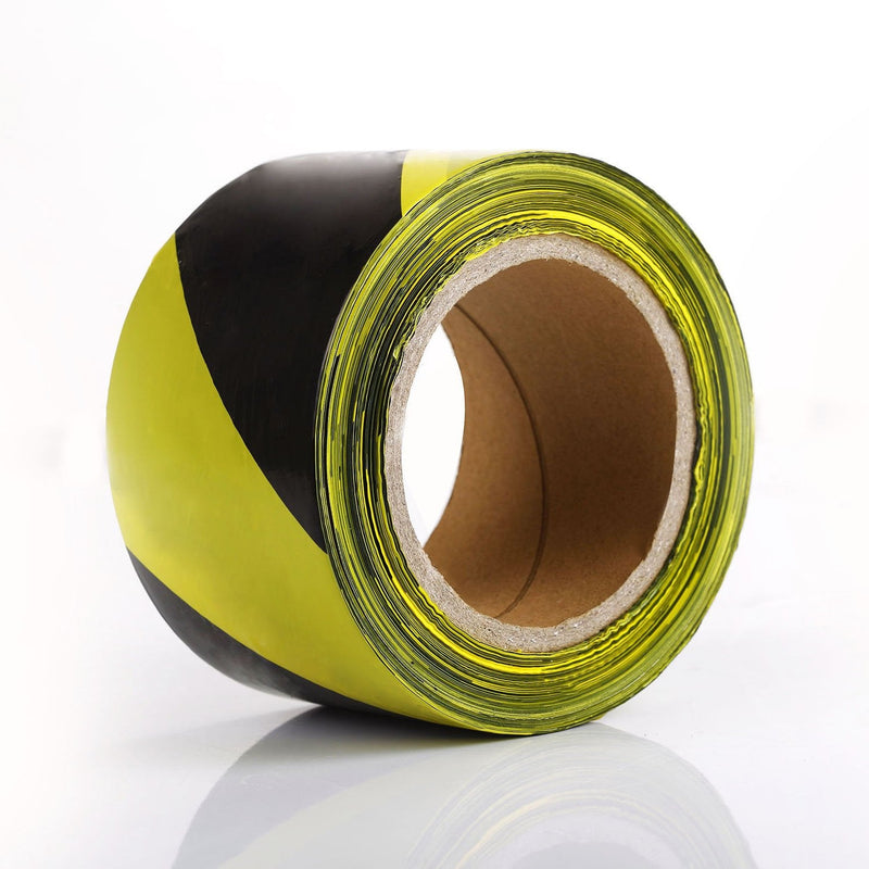 [Australia - AusPower] - Caution Tape Yellow and Black Striped Barricade Tape 2.8-Inch by 660-Feet Non-Adhesive Barrier Tape Caution Ribbon Construction Caution Tape Yellow/Black 
