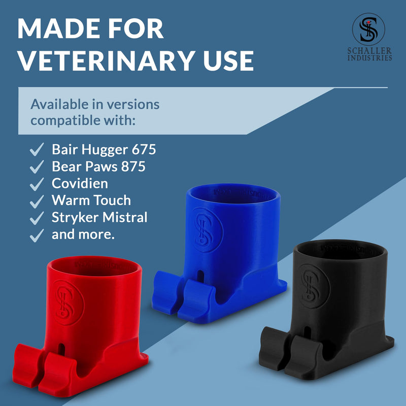 [Australia - AusPower] - Veterinary Patient Warming Cage Door Adapter Compatible with Bair Hugger Warming Unit, Level I Equator & Desert Breeze, Pet Cage Warming, Easy-Install in Veterinary Cages, Heated Blanket, Black 