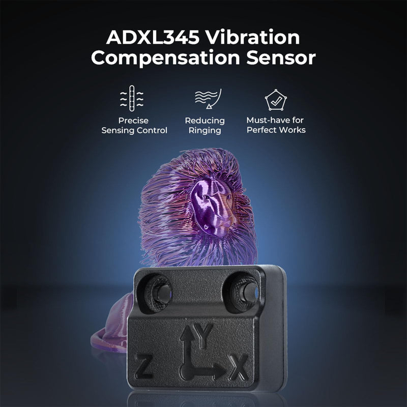 Creality ADXL345 Vibration Compensation Sensor for Ender-3 V3 KE, Precise Sensing Control, Reduces Ringing for High-Quality 3D Printing Vibration Sensor for Ender-3 V3 SE/KE