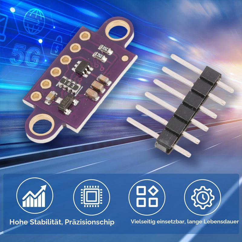 3 x VL53L0X Time of Flight Sensor 940nm Compatible, Includes for Quick Setup and Application Examples Sensor, for DIY Electronics Projects Distance Sensor
