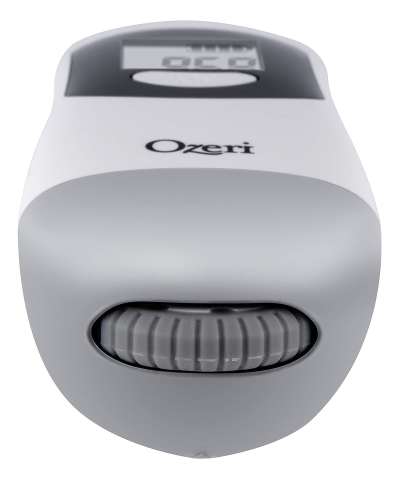 [Australia - AusPower] - Ozeri Forehead Thermometer, ISO 80601-2-56 Medical-Grade with Silent Fever Alarm and Battery-Free Kinetic Activation White 