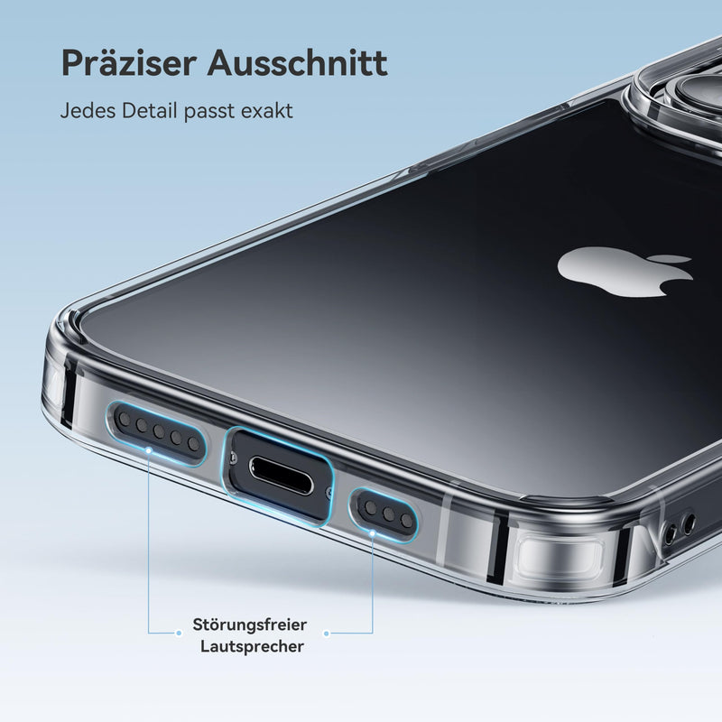 [Australia - AusPower] - CASEKOO for iPhone 13 Pro Case Crystal Clear, [Not Yellowing] [Military Drop Protection] Shockproof Protective iPhone 13 Pro Phone Case 6.1 inch 2021, Clear 