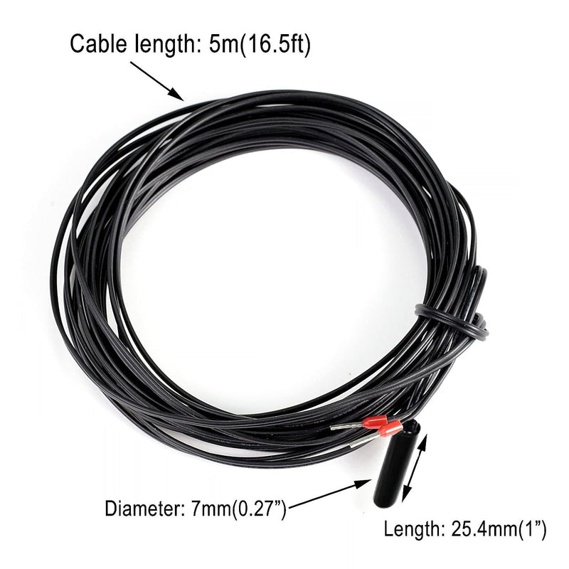 [Australia - AusPower] - CrocSee NTC 10K 5 Meters Waterproof Temperature Sensor Probe 