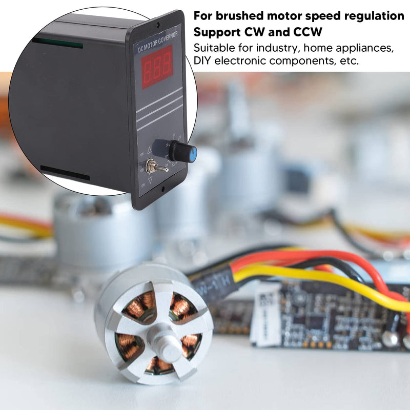[Australia - AusPower] - Hilitand Motor Speed Controller, 12‑36V 60A CW CCW DC Motor Speed Controller Digital Display Electric Motor Speed Regulator 