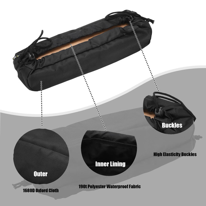 E-Bike Battery Protective Cover, Waterproof Lithium Battery Protection Bag, Anti Mud Dustproof Protection Cover for Electric Bike Li-ion Battery, Ebike Accessories