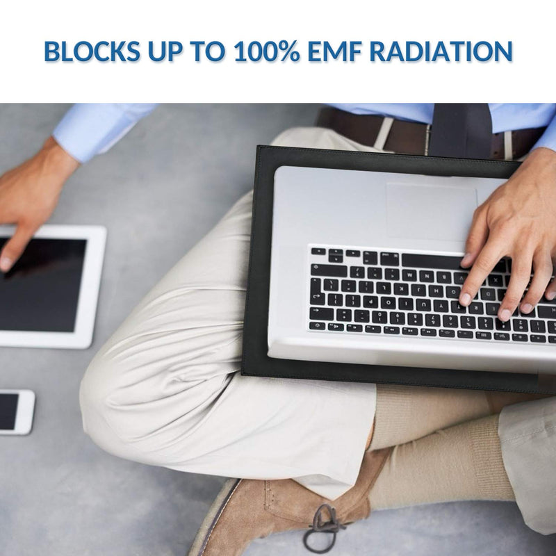 NEWBEAU EMF Protection Laptop Pad, 4-Layer Radiation Shielding Heat Blocker for Laptop, Tablet & Notebook, 12"x16" Portable Protection from EMF & Radiation B 12IN*16IN