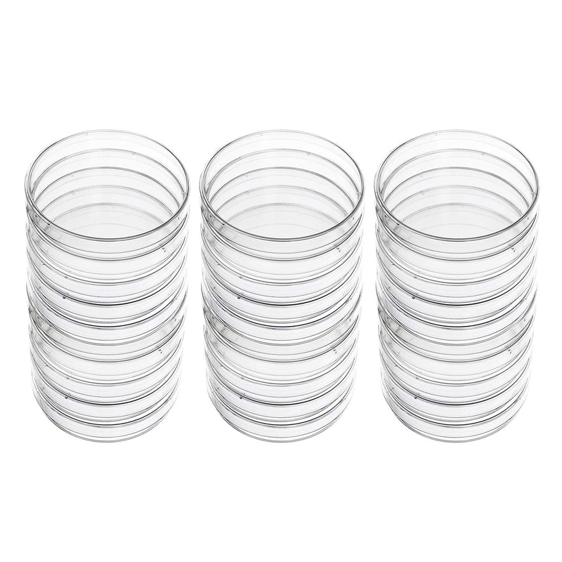 [Australia - AusPower] - 30 Pack Plastic Petri Dishes with Lids,90 x 15mm Bioresearch Sterile Petri Dish,Culture Dishes for School Science Projects,Seeding,Storage,Biological Themed Party 30pcs 90MM 
