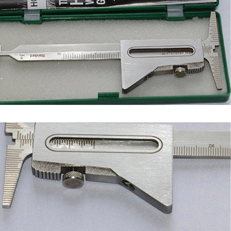 [Australia - AusPower] - Set of 3 Gauge Kit, HI-LO Stainless Steel Welding Gauge + V-WAC Biting Edge Weld Gage + MG-8 Bridge Cam Gage, Weld Gauge Inspection Kit Welding Measuring Tools 