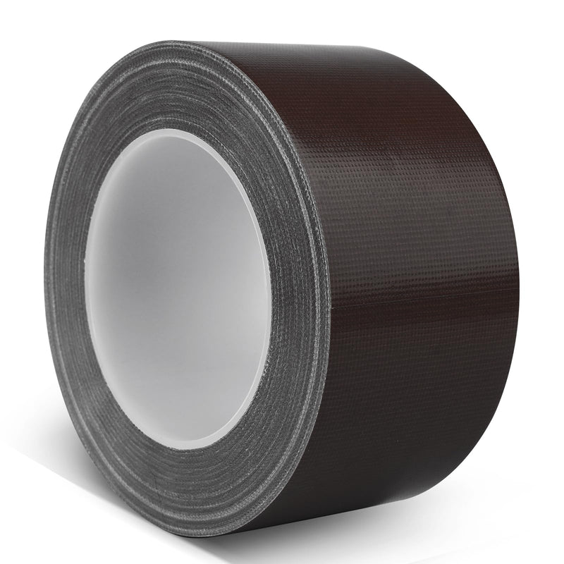 Dark Brown Duct Tape Heavy Duty, 1.88 Inch x 35 Yard Waterproof Strong Adhesive Duct Tape for Indoor Outdoor Repairs Tear by Hand, 1 Roll Dark Brown