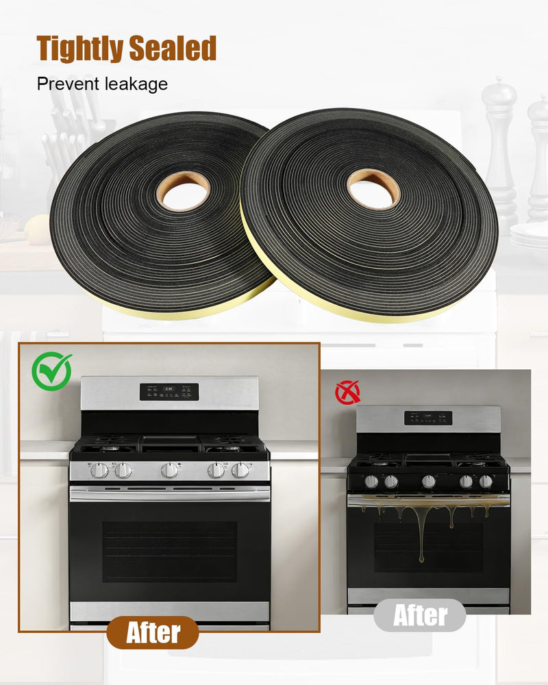 WUMZIJ WB02X26088 Foam Tape Replacement Fit for GE Gas Ranges Ovens and Cooktops Replaces WB2X9902 WB02X10573 347723 WB06K5042 336162 and WB02X9902
