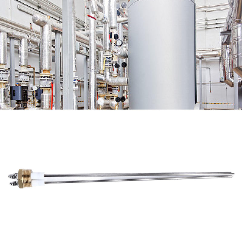 [Australia - AusPower] - 3 Pin Boiler Water Level Probe Sensor Stainless Steel and Brass Electrode Rod with PTFE for Liquid Testing 