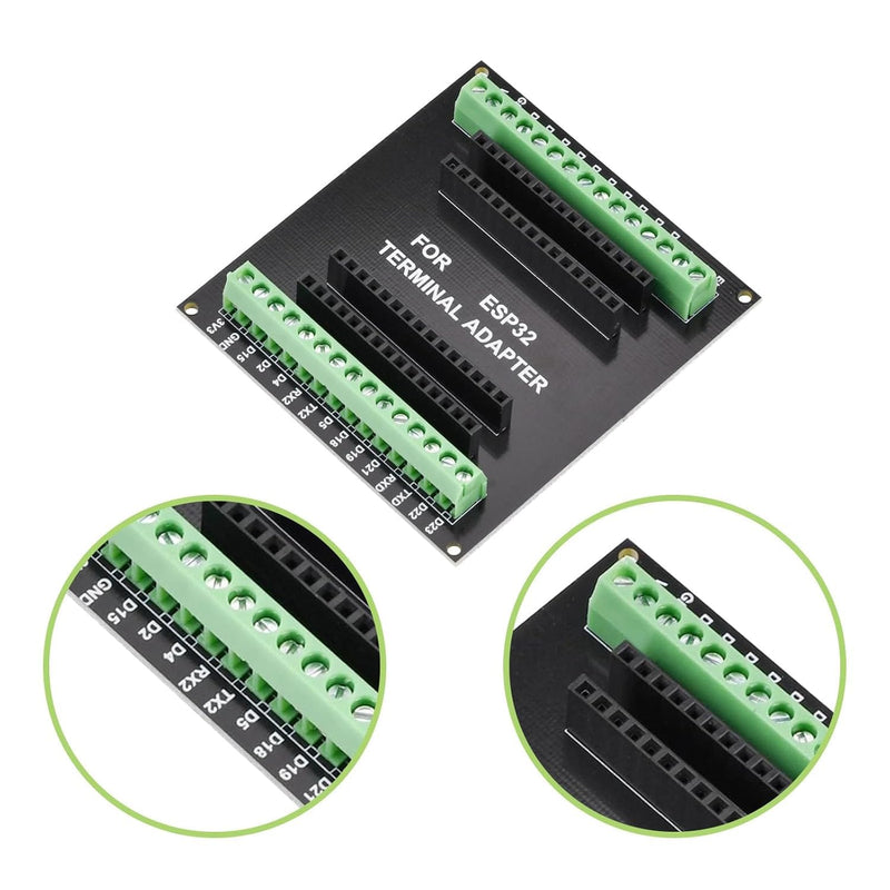 3pcs ESP32 Breakout Board for 30PIN, ESP32 Development Board 2.4 GHz | Dual Core WiFi + Bluetooth 2-in-1 Microcontroller ESP-WROOM-32 Chip for Arduino (3) 3