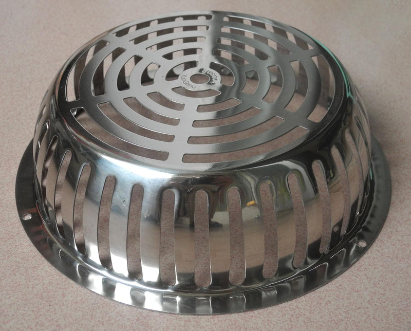 [Australia - AusPower] - SUS304 Stainless Steel Roof Dome Drain Cover Strainer Anti-Clogging Atrium Grate 2pcs/pk (Φ: 8.5 inch) Φ: 8.5 inch 