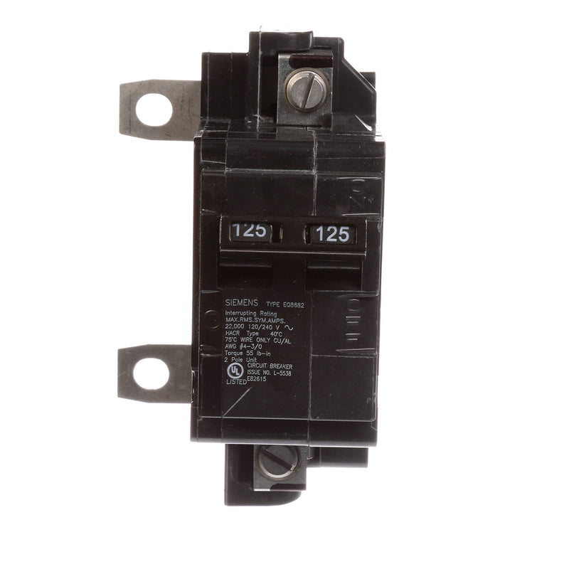 Siemens MBK125A 125-Amp Main Circuit Breaker for Use in Ultimate Type Load Centers